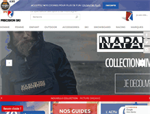 Tablet Screenshot of precisionski.fr